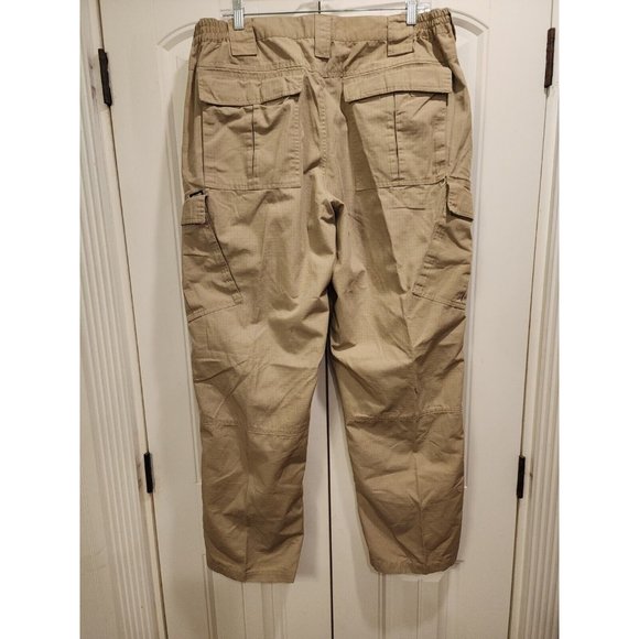 CQR Men's Flex Ripstop Tactical Pants Water Resistant Stretch Cargo Pants, 38x32 - Picture 2 of 10